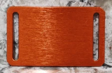 GRIP6 BELT BUCKLE - FOXTAIL ORANGE - THIN - 1.1 INCH WIDE