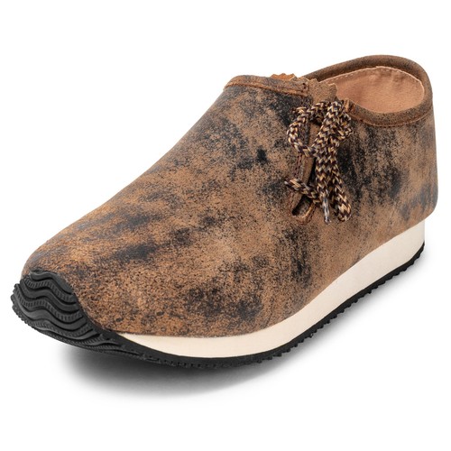 Zapatillas de hombre PAULGOS cuero auténtico zapatos de ocio aspecto zapatos tradicionales avena - Imagen 9 de 12