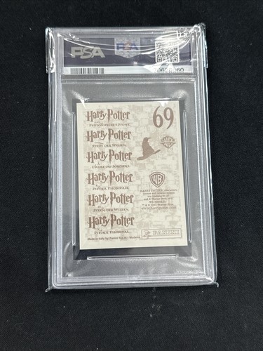 2001 Panini Harry Potter Philosopher's Stone Rookie #69 Hermione Granger PSA 8 - Picture 2 of 2