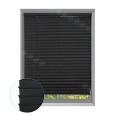 Changshade CUSTOM 1” Vinyl Corded Mini Horizontal Blinds Window Blinds Curtains