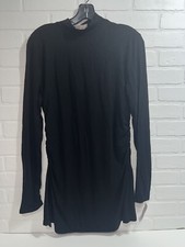 NWT! - super cute NY&C Little Short Black Dress Long Sleeve High Neck sz Large