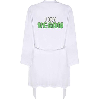 Morgenmantel/Kleid ''I Am Vegan'' für Erwachsene (RO039103)