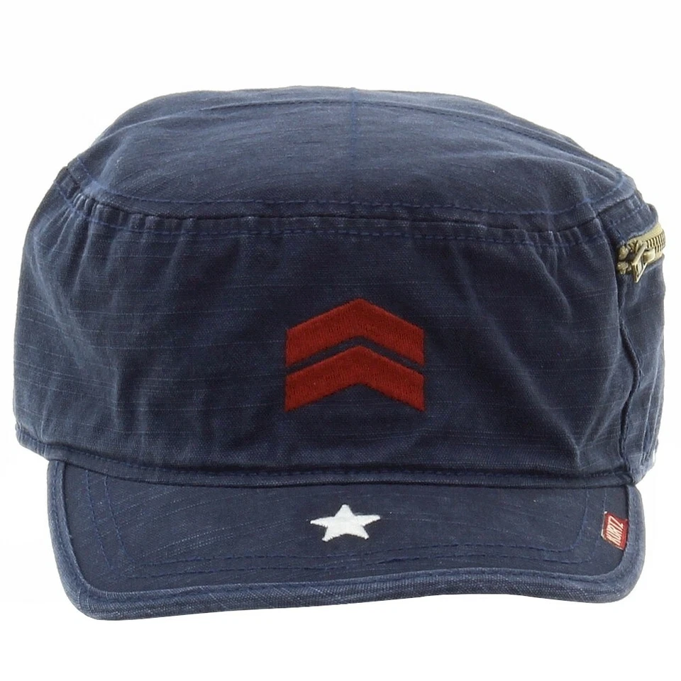 Gorra militar de algodón azul marino Kurtz Fritz Airborne para hombre Foto 2 de 4