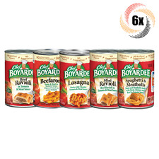 6x Cans Chef Boyardee Variety Flavor Pasta In Sauce 15oz Mix Match