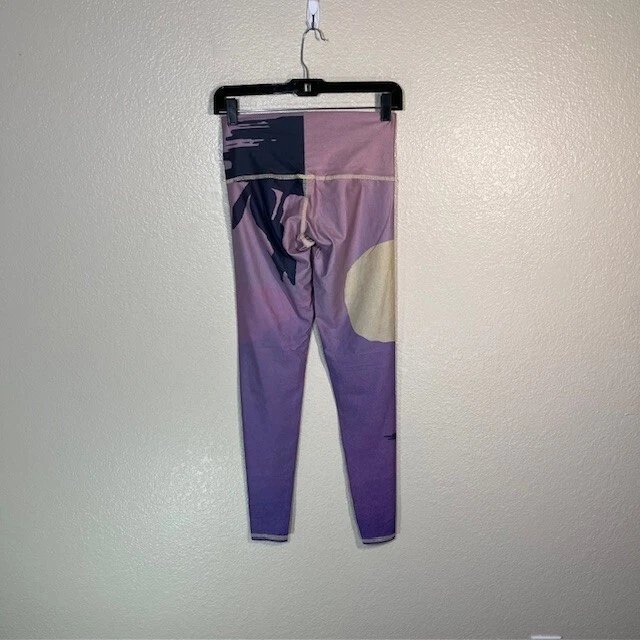 Leggings femininas Teeki pequena compressão deserto pôr do sol academia ioga hippie - Imagem 4 de 4