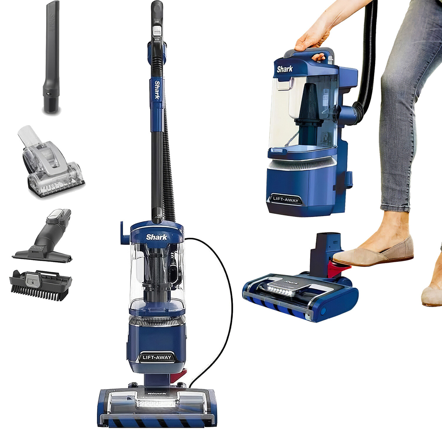 Shark UV850 Performance LiftAway DuoClean PowerFins Upright Vacuum