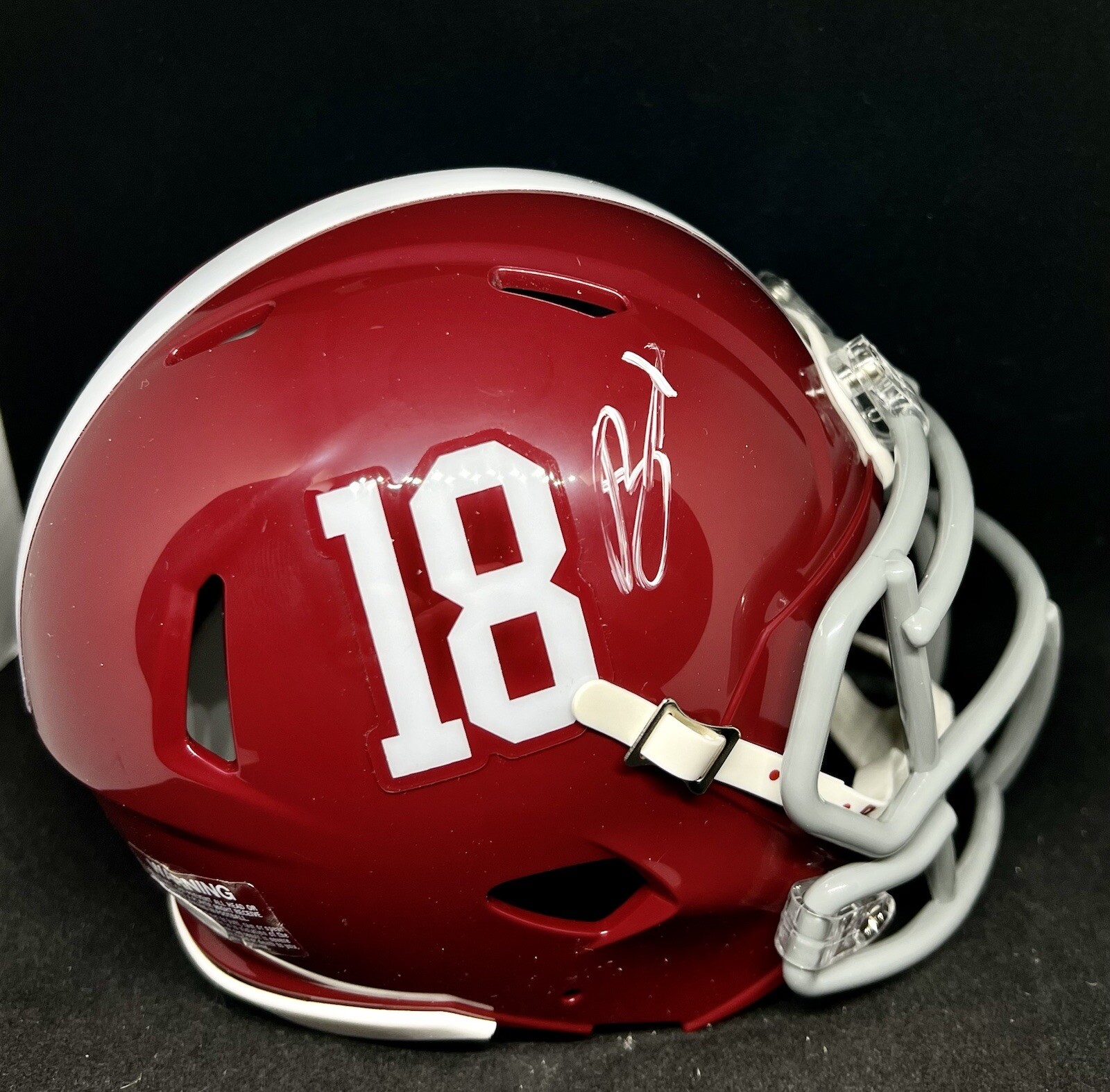 Bryce Young Autographed Signed Alabama Crimson Tide MINI HELMET JSA COA PANTHERS NFL 