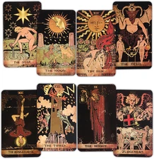 Classic Tarot Cards with Guide Book - 78 Tarot Card Deck Fortune Telling Game