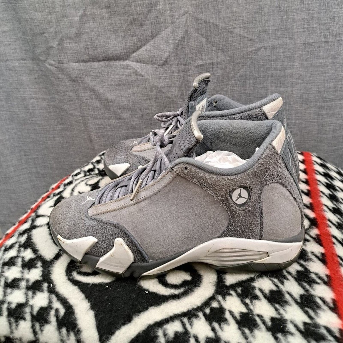 Size 8.5 Nike Air Jordan 14 Retro Flint Grey Mens FJ3460-012 | eBay