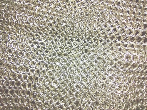 Impresionante Bolso de Malla de Plata Esterlina Victoriana con Cartera de Monedas Dije Esmaltado Azul 194G - Imagen 6 de 24