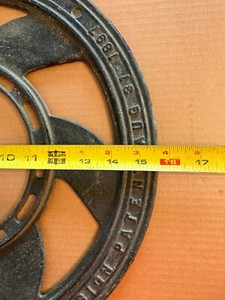 Adams,Dubuque Cast Iron Round Stove Collar 16"