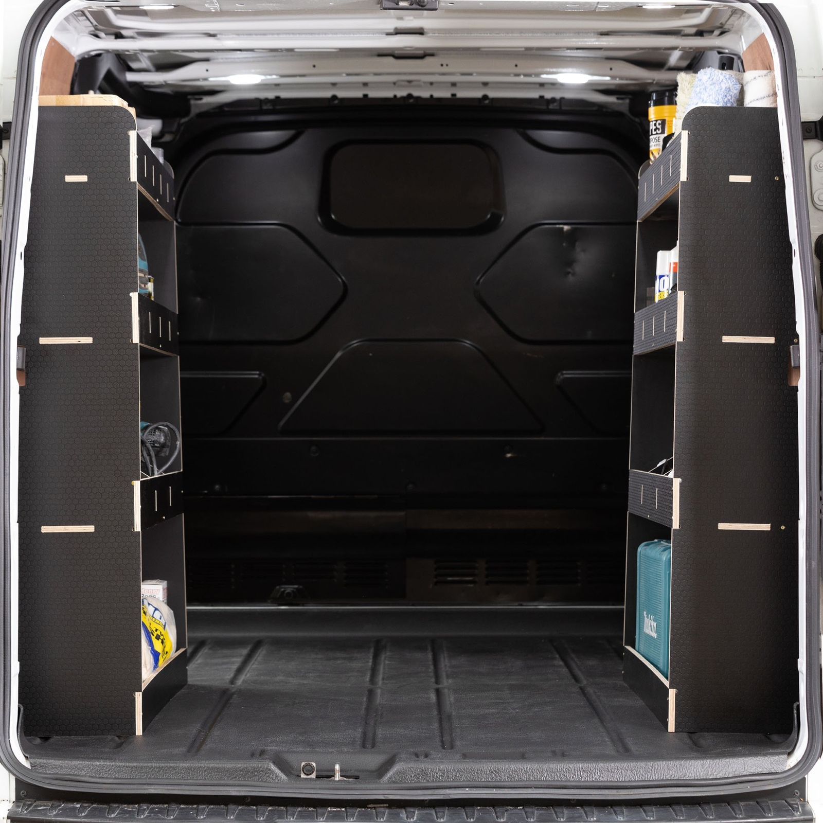 Peugeot Expert L2 (MWB) 2016+ Double Rear HEXABOARD Van Racking Van Organiser