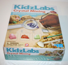 NEW Kidz Labs Natural Crystal Mining Mineral Digging Kit