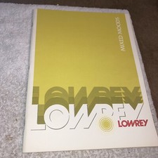 Lowrey Mixed Moods Organ Songbook 1974 Hal Leonard