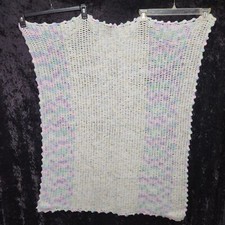 handmade crochet baby blanket Afghan Throw USA Made