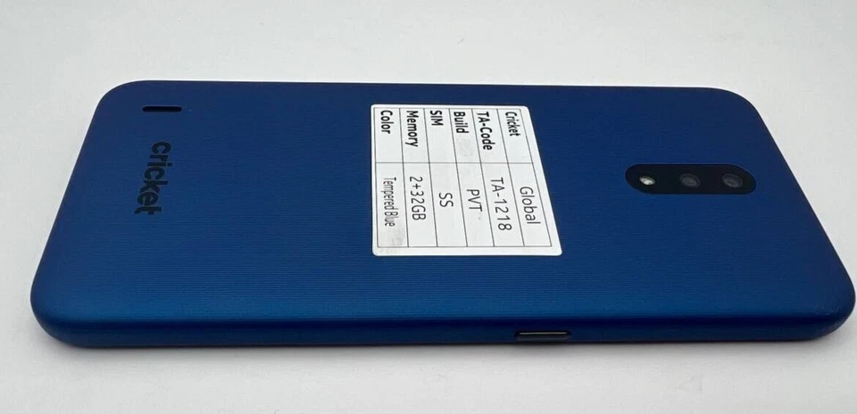 Nokia C2 Tava TA-1218 32 GB 2 GB RAM Azul 4G LTE Teléfono Android Cricket Bloqueado Foto 4 de 4