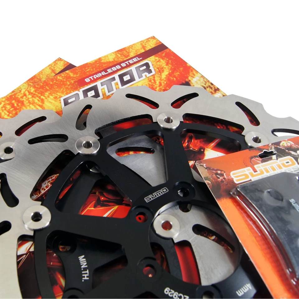 Rotor de freno delantero + pastillas para Cagiva Mito 125 [1992-2007] River 600 [1995-1999] Foto 3 de 4