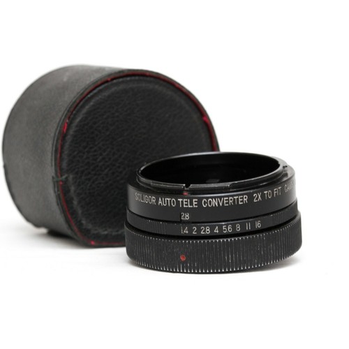 Extension Tube Soligor Converter Auto 2x Canon FD A-1 AE-1 Program AV-1 F-1 Lens - Picture 2 of 12