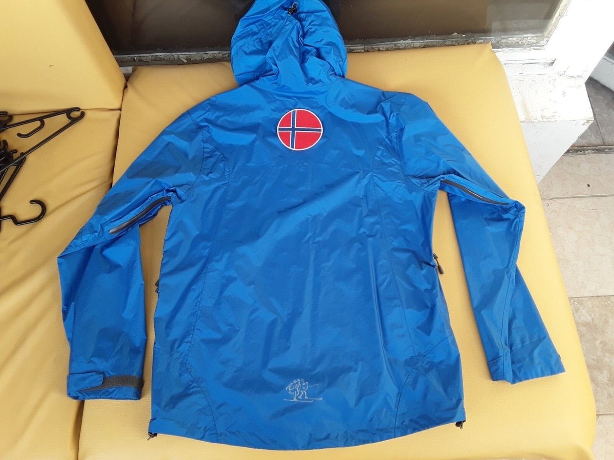 № 3003 BERGANS M norway brand flag jacket rain yacht water