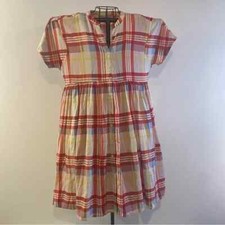 Anthropologie 11.1 Tylho 100% Rayon Plaid Tunic Dress Size XS