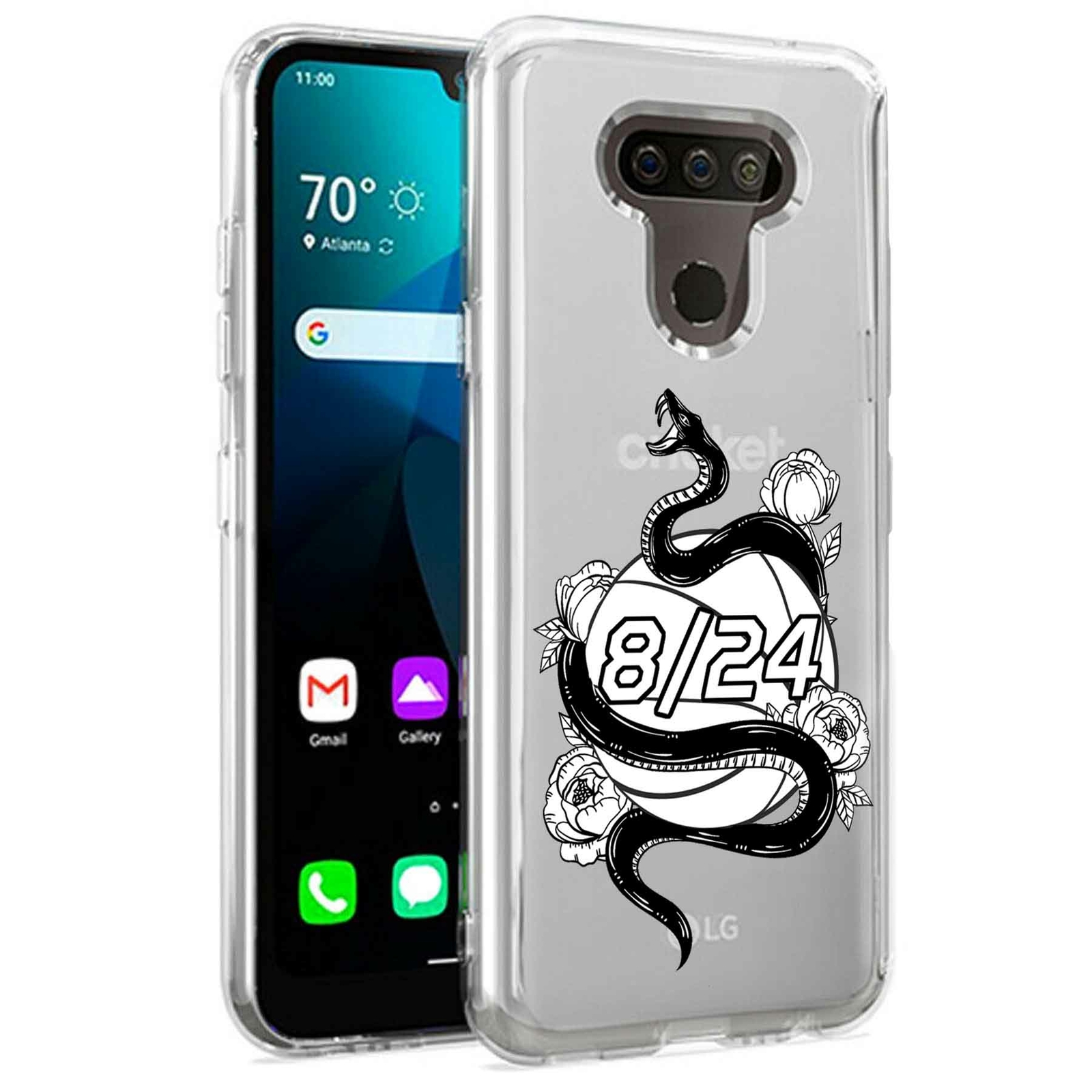 Phone Case for LG Harmony 4,Premier Pro Plus,K41, Kobe Mamba Clear Print