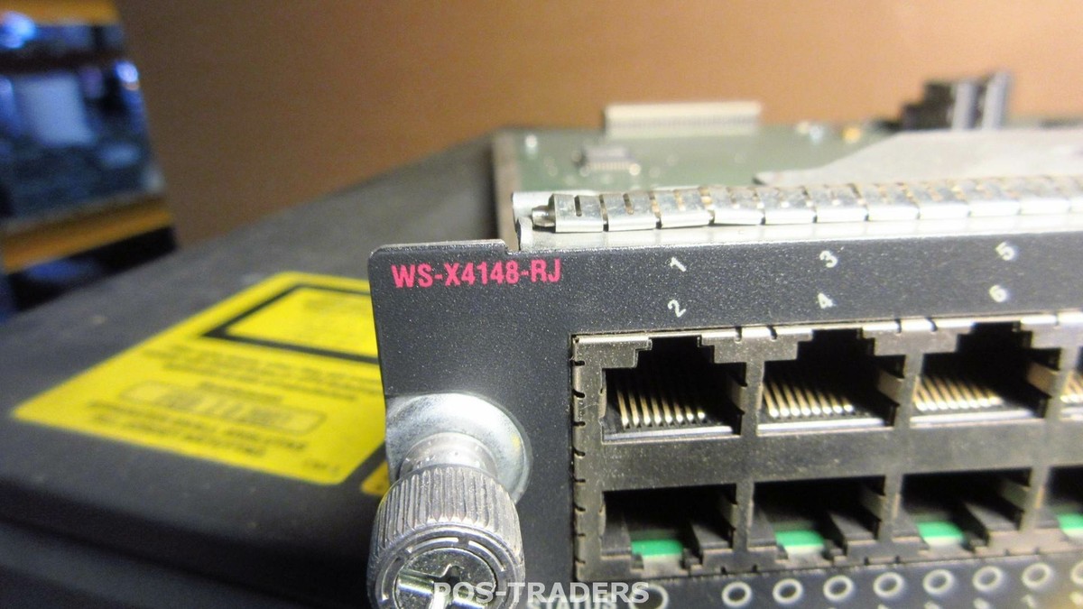 Cisco WS-X4148-RJ 48-port 10/100 ethernet Switch Module