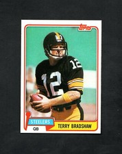 1981 Topps Terry Bradshaw #375 -- Pittsburgh Steelers ~ Beautiful NM/MT