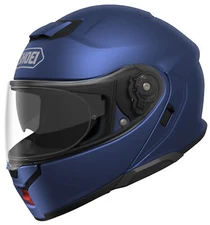 Shoei Neotec 3 Modular Flip-Up Motorcycle Helmet Matte Blue Metallic Large