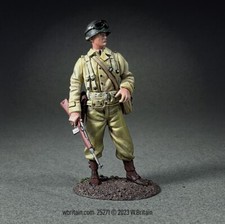 W Britain - U.S. Armored Infantry Company Officer with M1 Carbine 25271