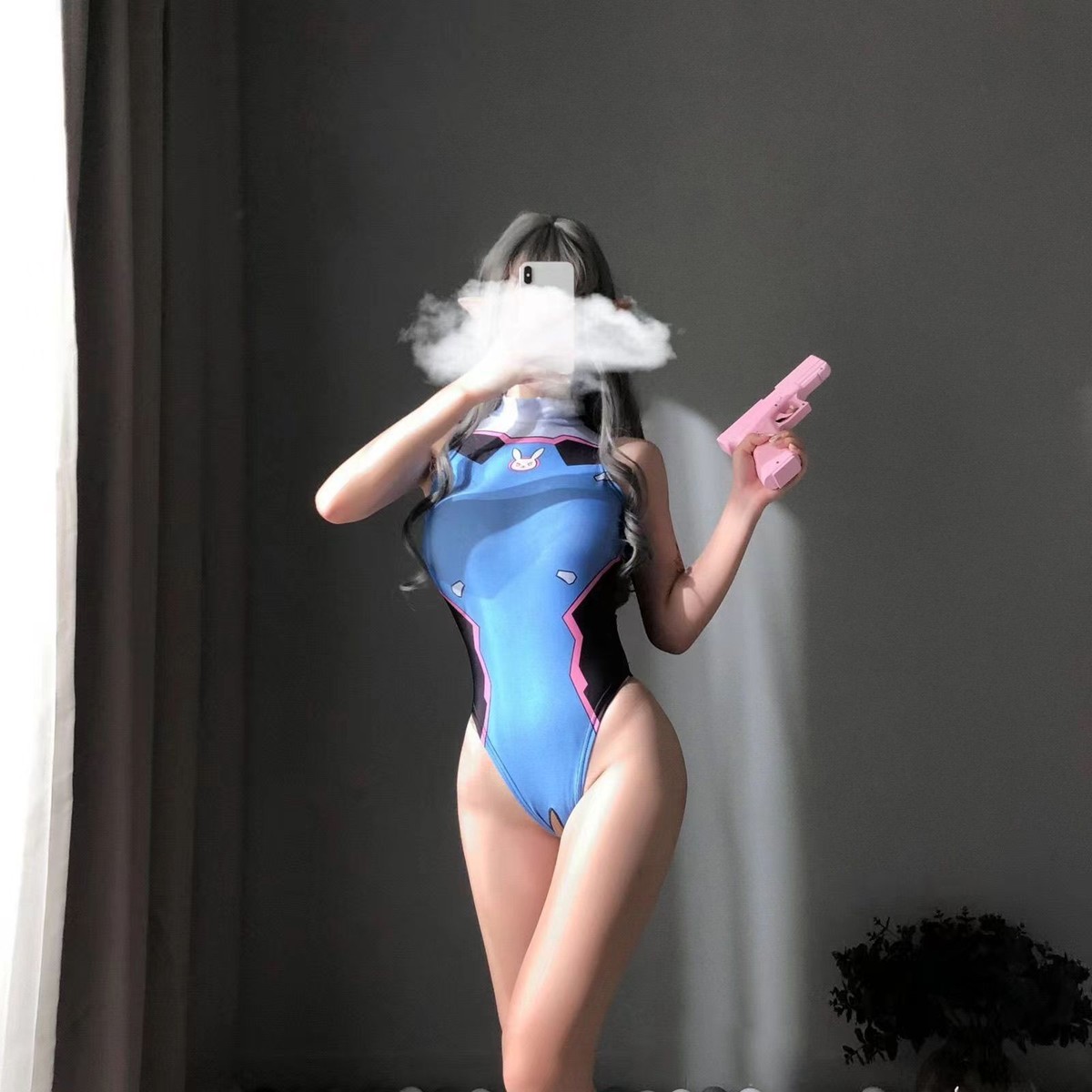 Game Overwatch DVA Sexy Costume Cosplay Women Swimsuit Lingerie Bodysuit  Gifts | eBay