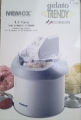 NEMOX Eismaschine Gelato Trendy 1,5 liter Ice cream maker