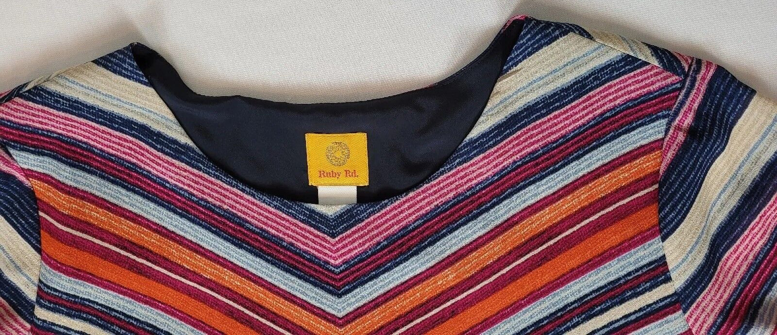 Ruby Rd. Women's Size Large Multicolor Semi Sheer… - image 4