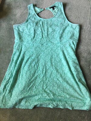 Lane Bryant mint green lace skater dress sz 26 | eBay