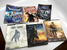 Lot of 6 Game Strategy Guide Sta Wars Lost Planet Halo Call of Duty Spectrobes