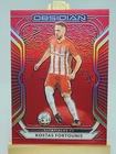 Kostas Fortounis 2020-21 Panini Obsidian Red Flood #25 /28 Olympiacos
