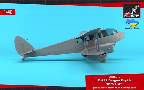 Armory 1/48 DH.89 Dragon Rapide, avión de pasajeros de corta distancia - "Royal Flight" - Imagen 11 de 16