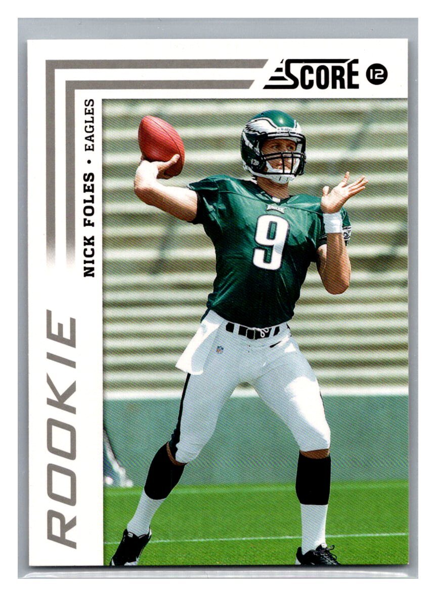2012 Score #360 Nick Foles Scorecard