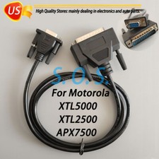 New For Motorola XTL5000 APX7500 DB9 COM Programming Cable for High Power Models