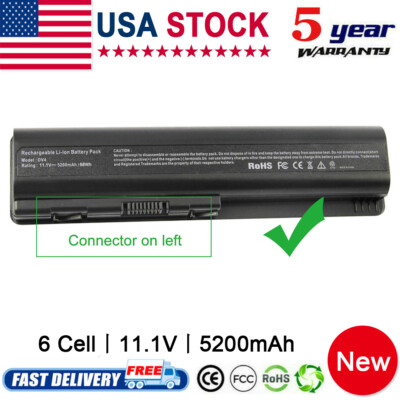 Battery for HP Pavilion DV4 DV5 DV6 G50 G60 HDX X16-1000 484170 Laptop Notebook
