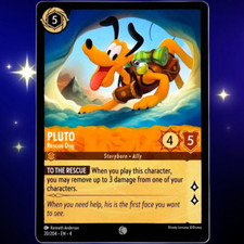 Pluto Rescue Dog - Common NonFoil - Disney Lorcana TCG Ursula's Return 20/204