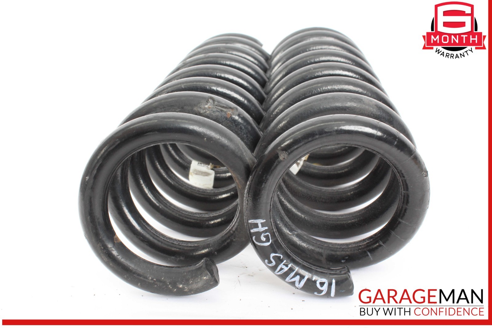 14-17 Maserati Ghibli Rear Right & Left Side Suspension Coil Spring Absorber Set