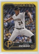 2024 Topps Series 1 Yellow Johan Oviedo #65 2xd
