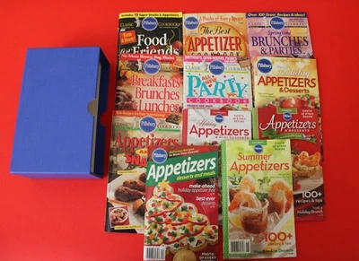 Pillsbury Cookbook Booklets AND a Hard to Find Slip Cover - Appetisers / Brunch - Image 1 of 4