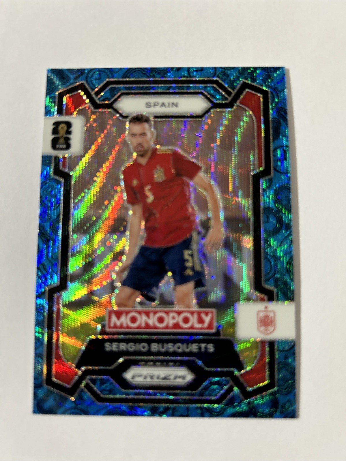 2026 Panini Prizm Monopoly Fifa World Cup - Sergio Busquets #45 Four Corners...