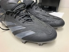 adidas Predator Elite FG Soccer Cleat Size 10.5 BLACK