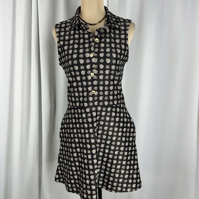 Smith And Quinn Hedy Mini Dress Sz S Scarf Flora Pockets Stretch Sporty Preppy