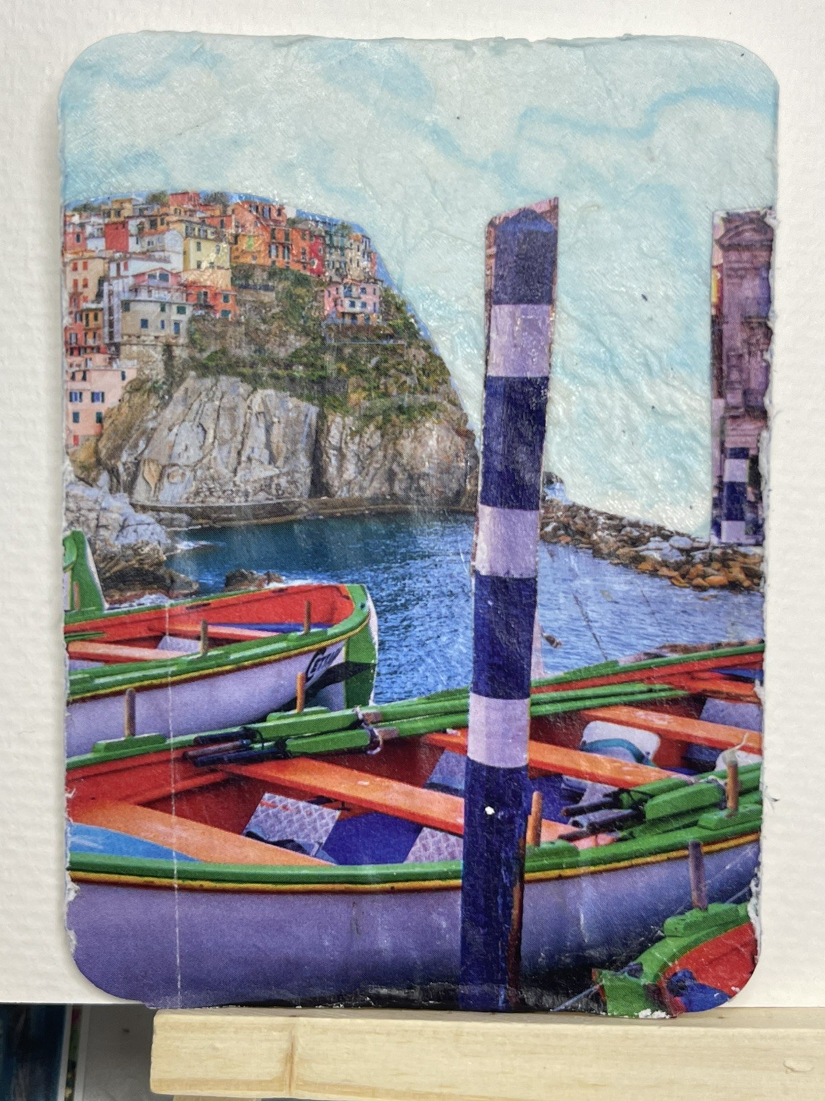 Venetian Dreams #2 – 2/4 Handmade ATC / ACEO Collage Card