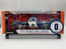 GREENLIGHT 1/18 SCALE 1971 DODGE CHALLENGER - ONTARIO SPEEDWAY - NEW IN PKG!