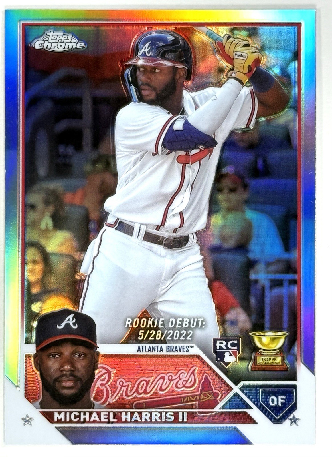 2023 Topps Chrome Update Michael Harris II Rookie RC Refractor #USC153 Braves