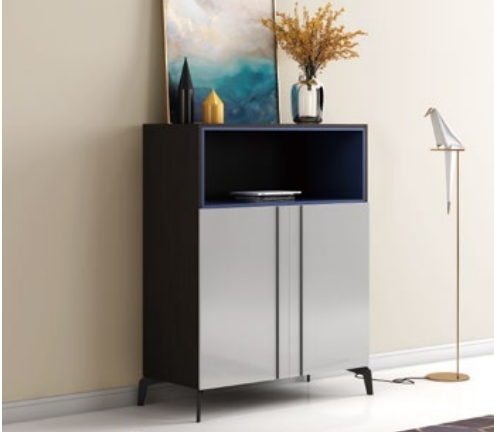 Design Kommode Anrichte Side Lowboard Schrank Regal Luxus Wohn Zimmer Holz Neu-image